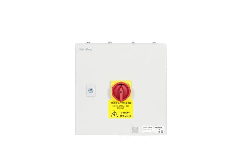Fusebox TPNI063 63A TP&N Metal Isolator Switch Disconnector
