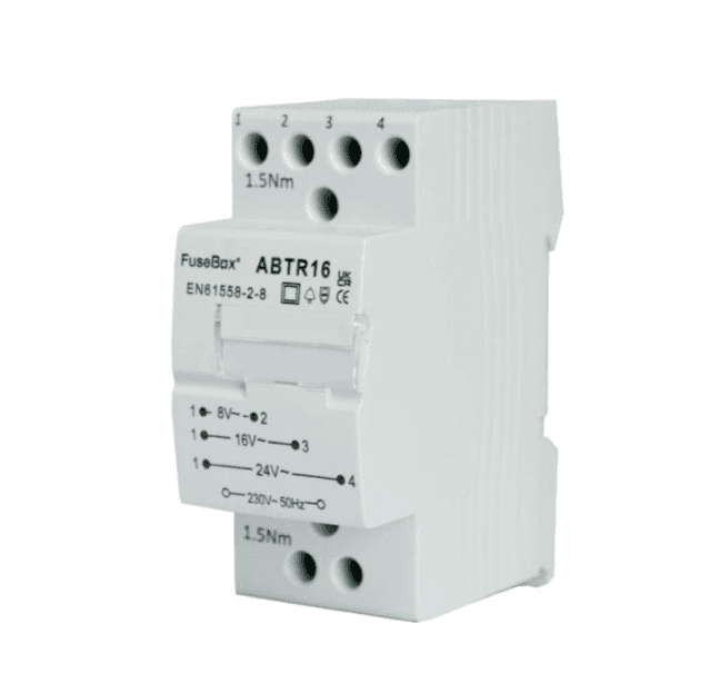 FuseBox ABTR16 Bell Transformer 8V, 16V & 24V Rating