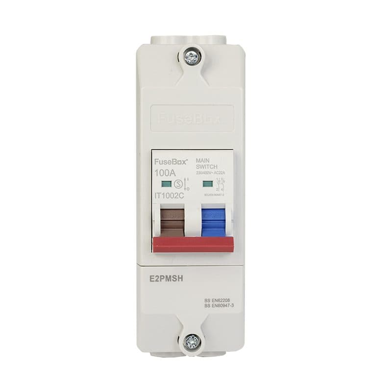 Fusebox E2PMSH 100A DP Electricity Meter Isolator Switch