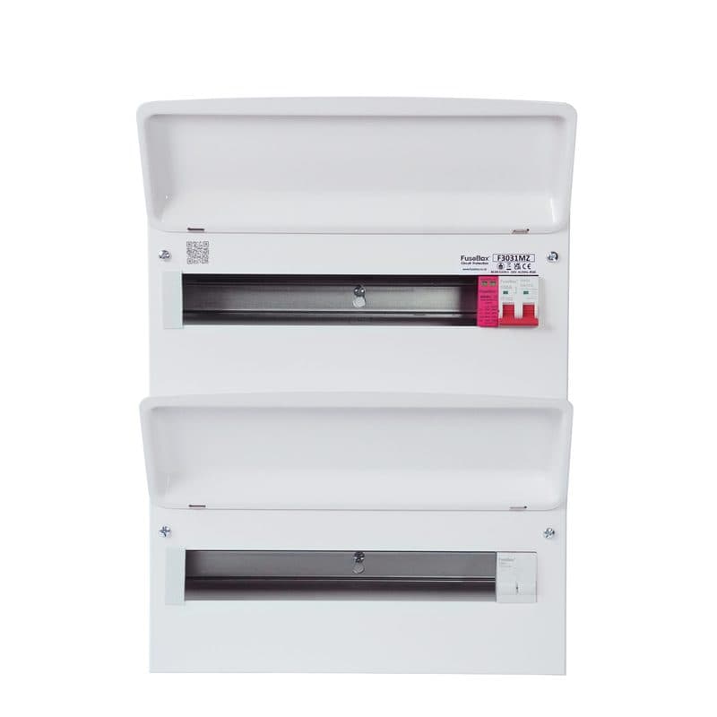 Fusebox F3031MZ 31 Way (15/16 double bank) 100A Main Switch Consumer Unit With SPD