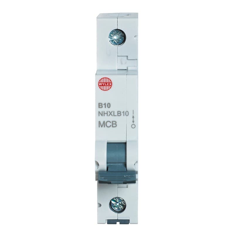 Wylex NHXLB10 10A, 6kA Single Pole Type B MCB