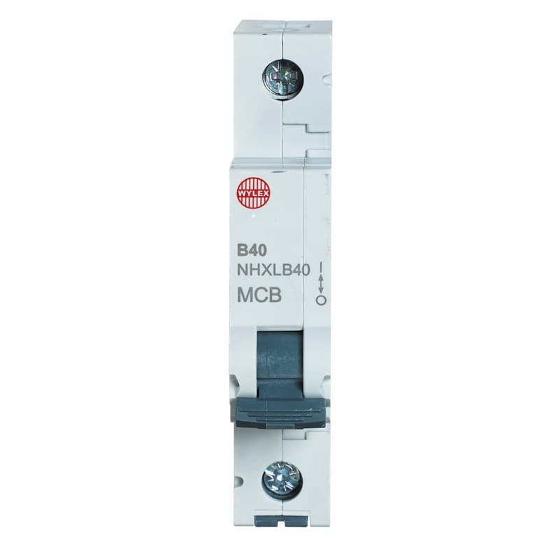 Wylex NHXLB40 40A, 6kA Single Pole Type B MCB