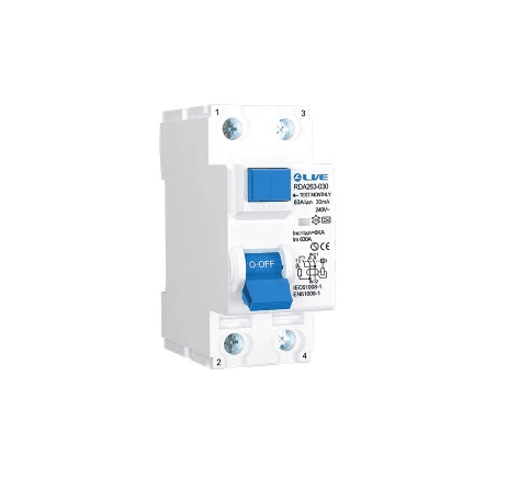 Live RDA263-030 Double Pole RCD 30mA 63A