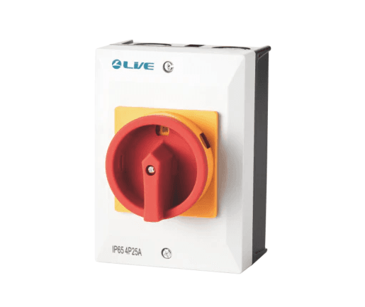 Live RI432 4P Rotary Isolator 32A
