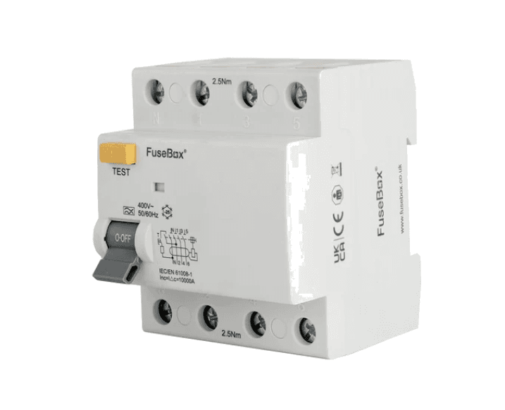 FuseBox RTA0630304 RCD 63A 30mA 4P Type A RCD