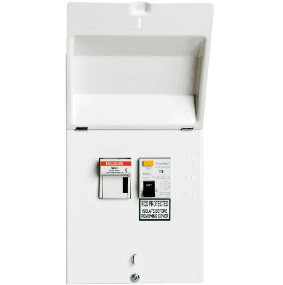 FuseBox SF0100RA Fused Switch 100A RCD Time Delay