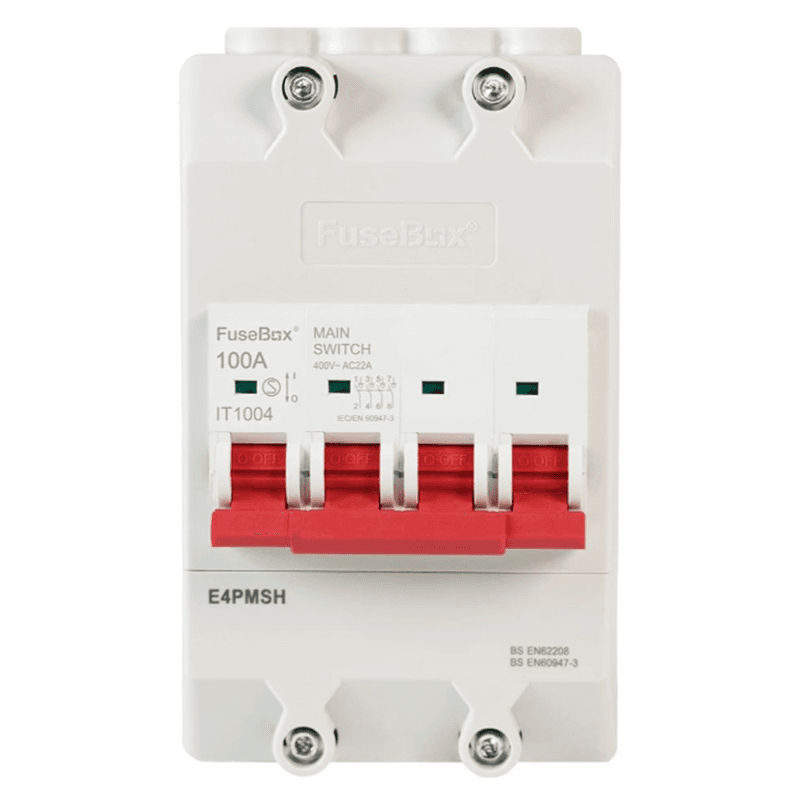 Fusebox E4PMSH 100A TP&N Electricity Meter Isolator Switch