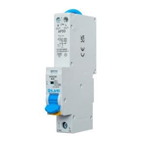 Live Electrical B Curve Arc Fault Detection Device Combined RCBO 10A