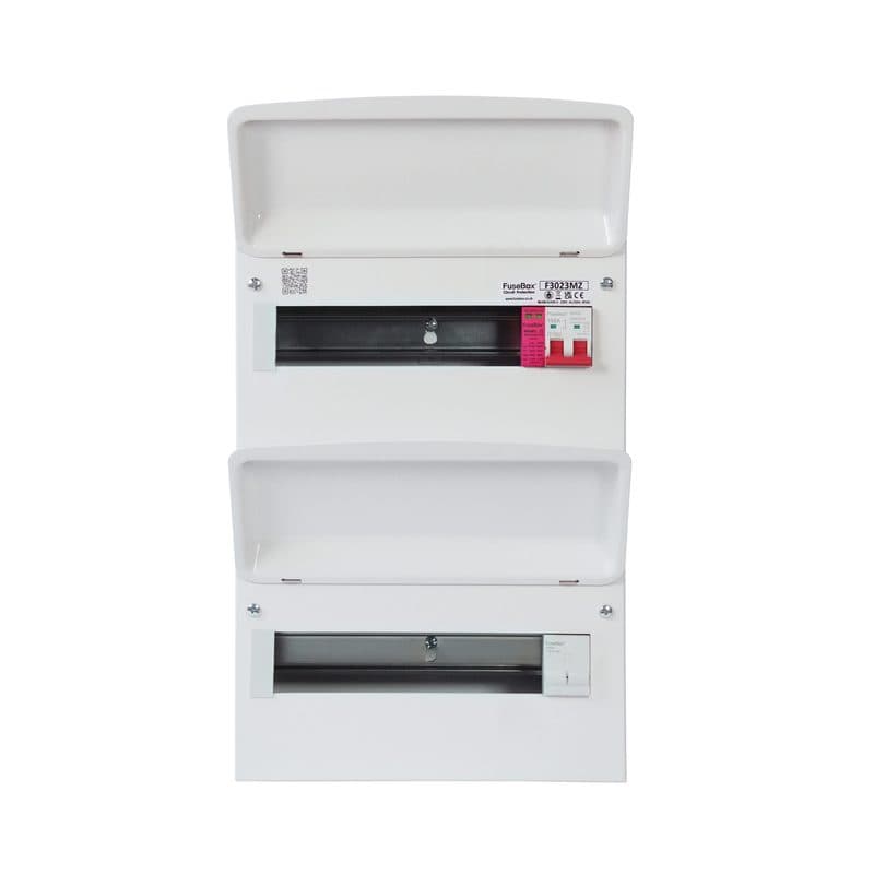 Fusebox F3023MZ 23 Way (11/12 double bank) 100A Main Switch Consumer Unit With SPD