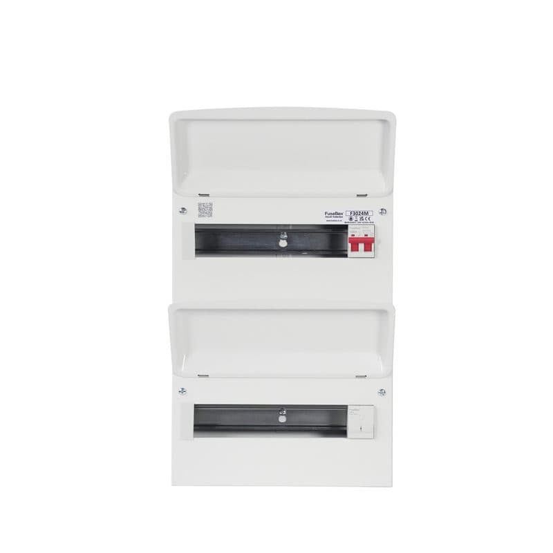 Fusebox F3024M 24 Way 100A Main Switch Consumer Unit (12/12 double bank)