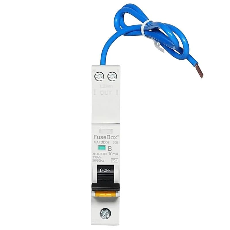 Fusebox Mini Arc Fault Detection Device RCBO 30mA MAFDD 10 Amp