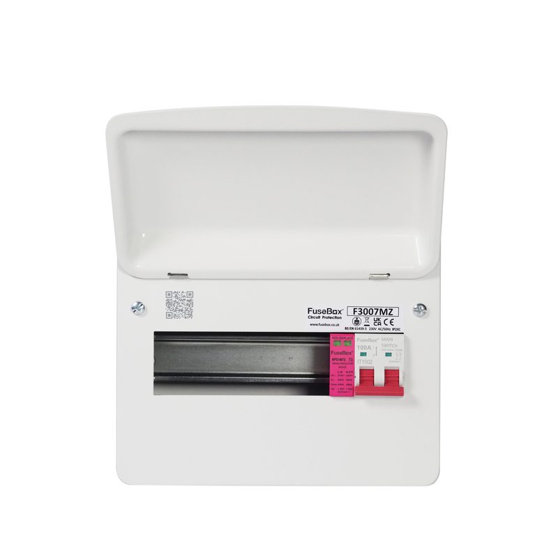 Fusebox F3007MZ 7 Way 100A Main Switch Consumer Unit With SPD