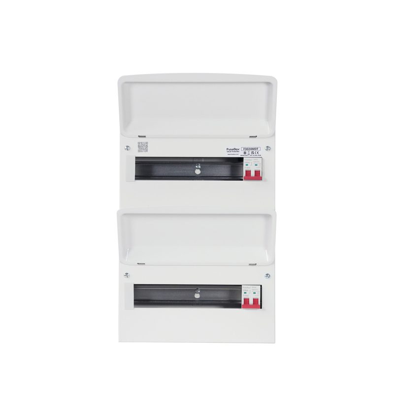 FuseBox F3024MDT Dual Tariff Consumer Unit 24 Way 2x100A Main Switch