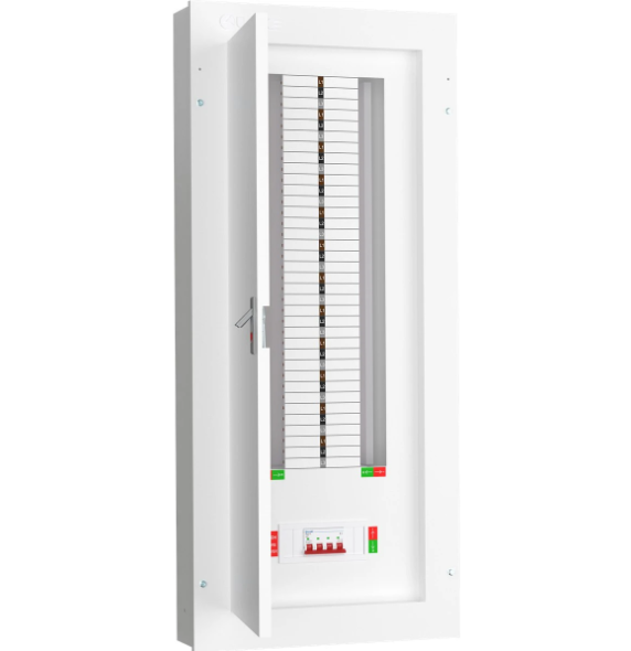 Live TPN24-125 24 Way Distribution Board Three Phase TP&N 125A Incomer