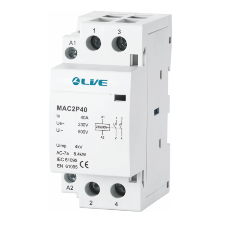 Live Electrical 2 Pole 40A AC Contactor